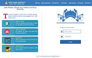 student portal aau.